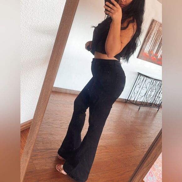 Black flared jeans - Picture 4 of 11